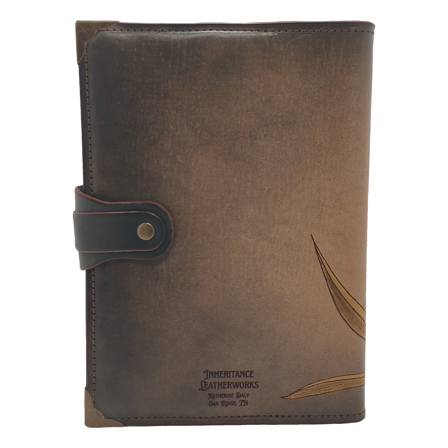 Iris Large Journal Verdigris