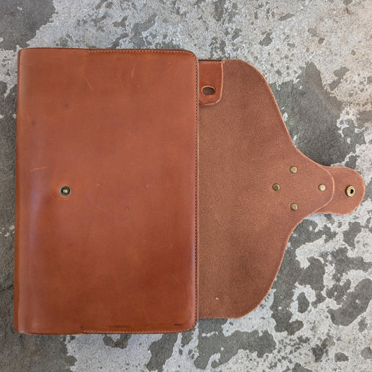 Bridle Leather Bible Cover with Thinline ESV Bible
