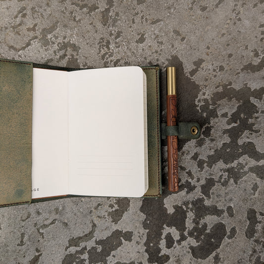 Blue Leaves Small Journal