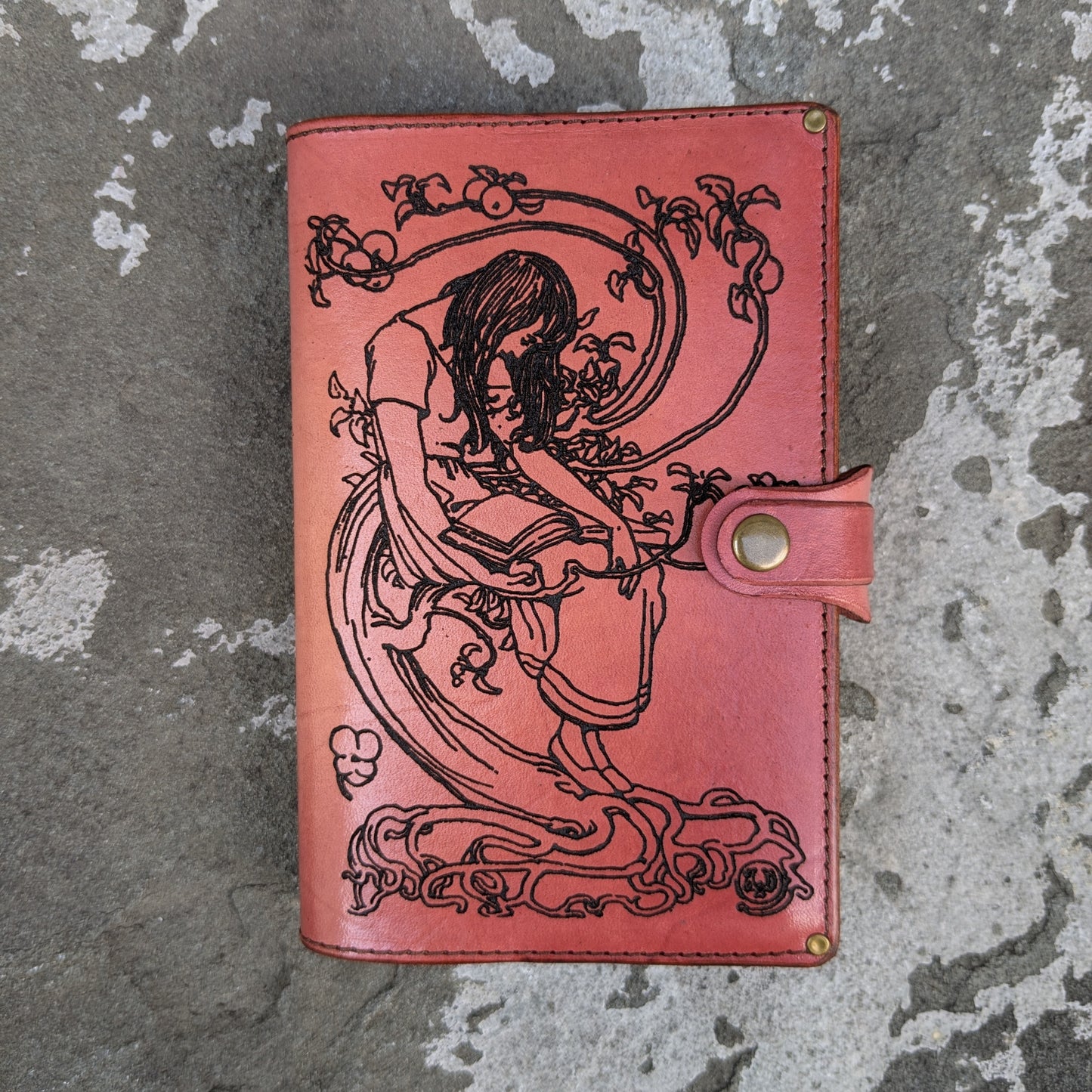Girl Reading Small Journal