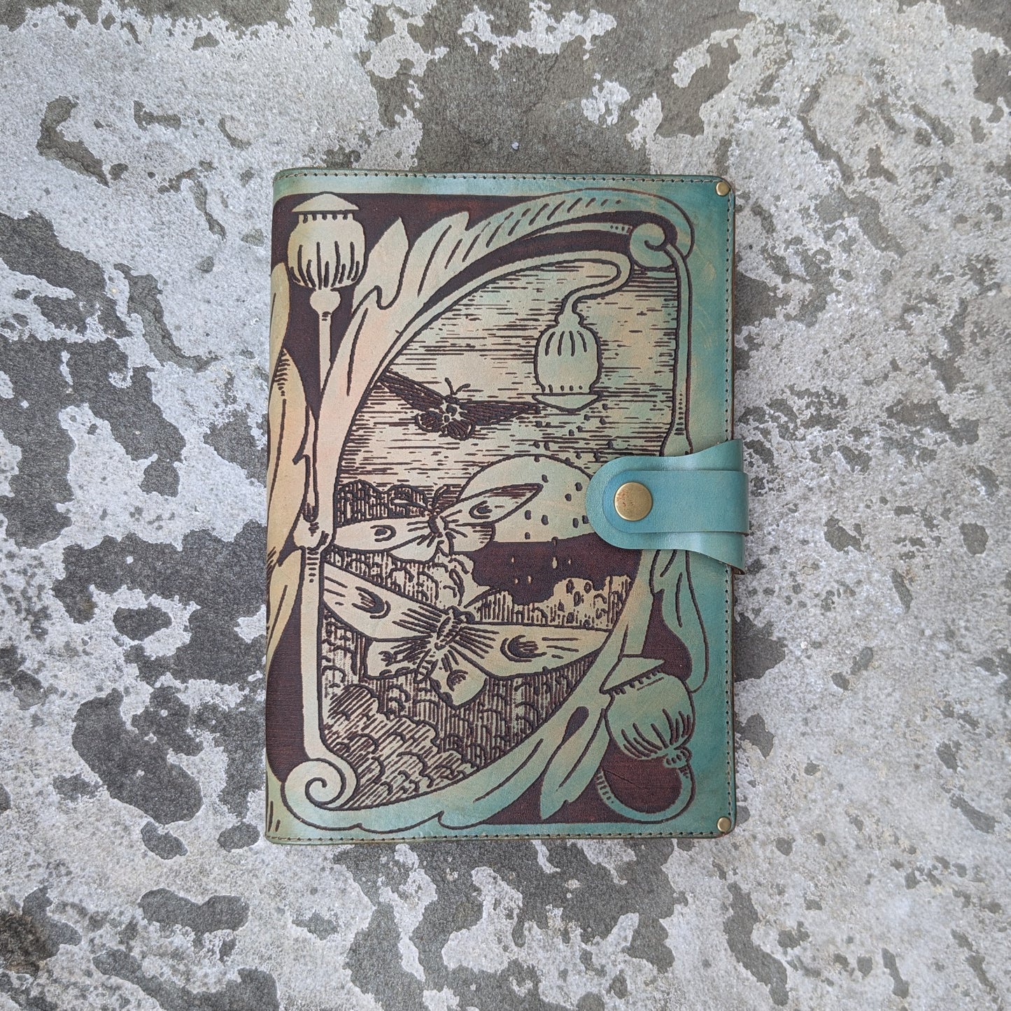 Night Moths and Poppies Journal