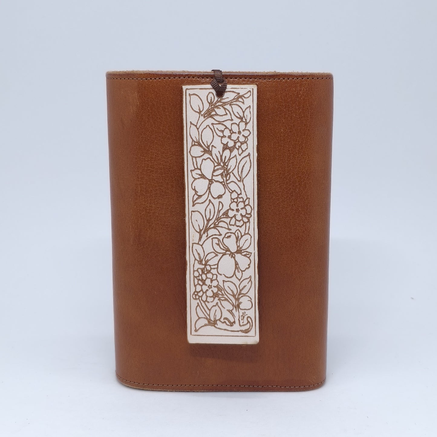 Engraved Leather Bookmark