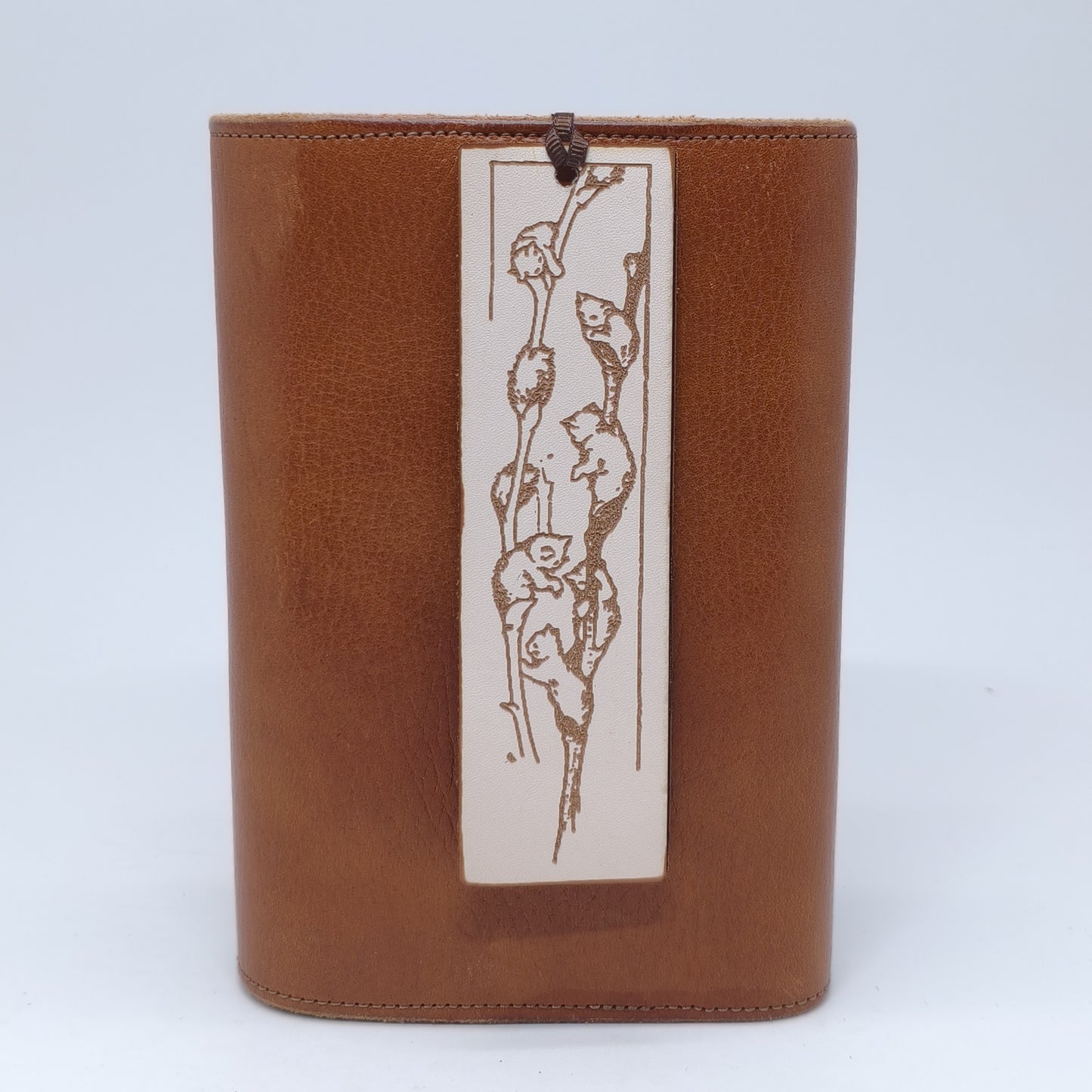 Engraved Leather Bookmark