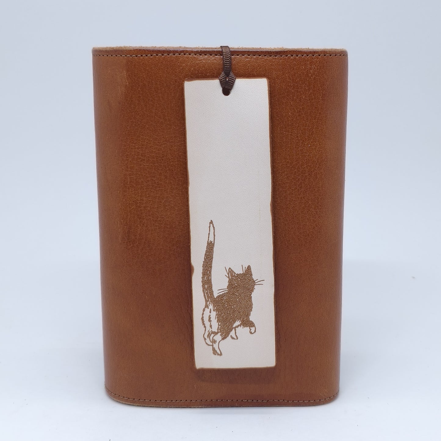 Engraved Leather Bookmark