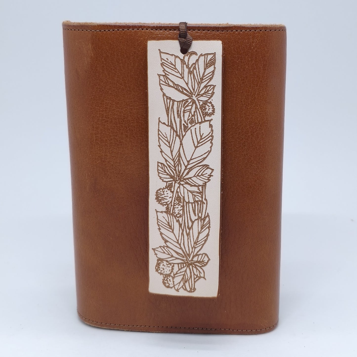 Engraved Leather Bookmark