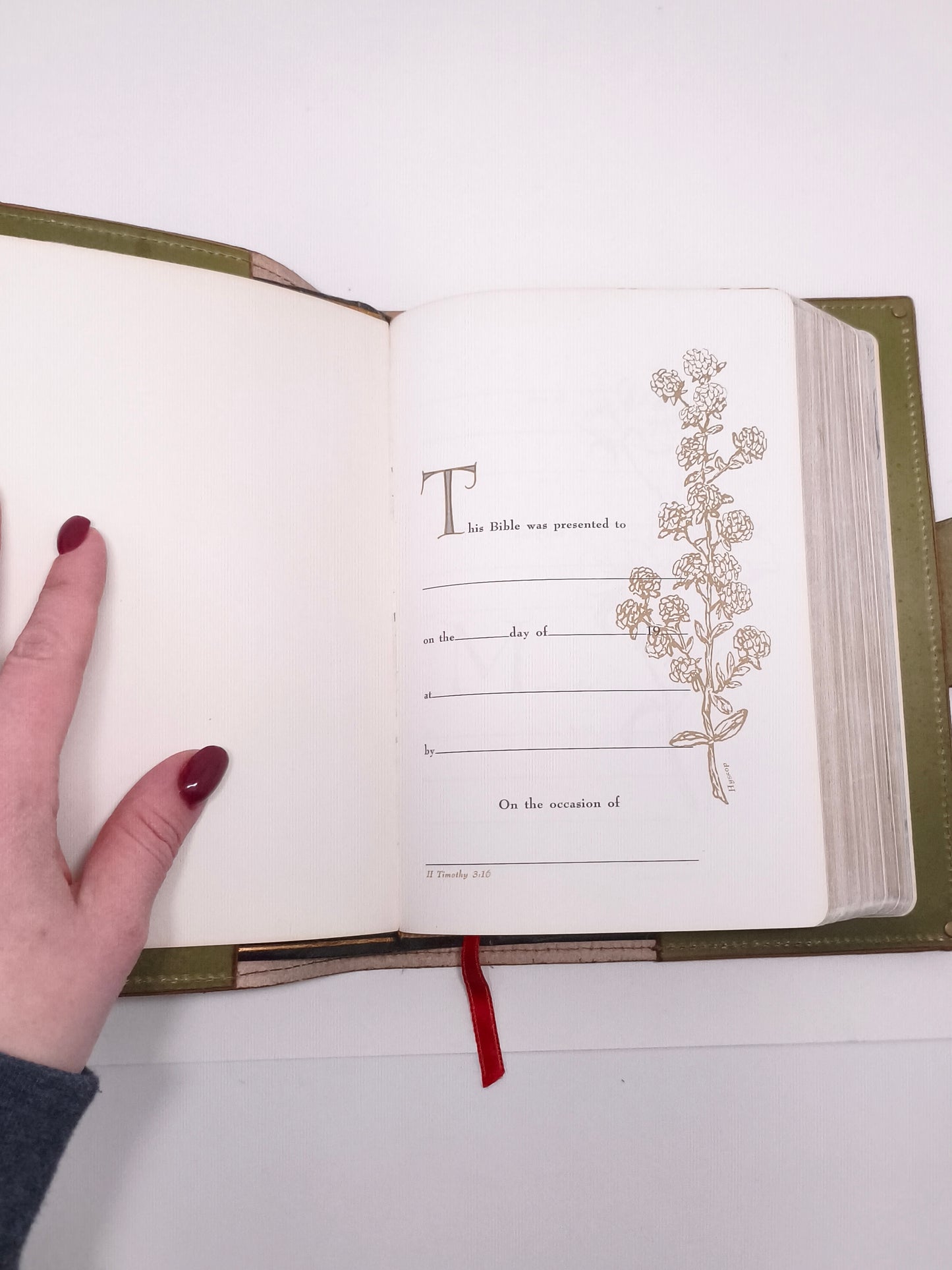 Vintage RSV Bible in Cover