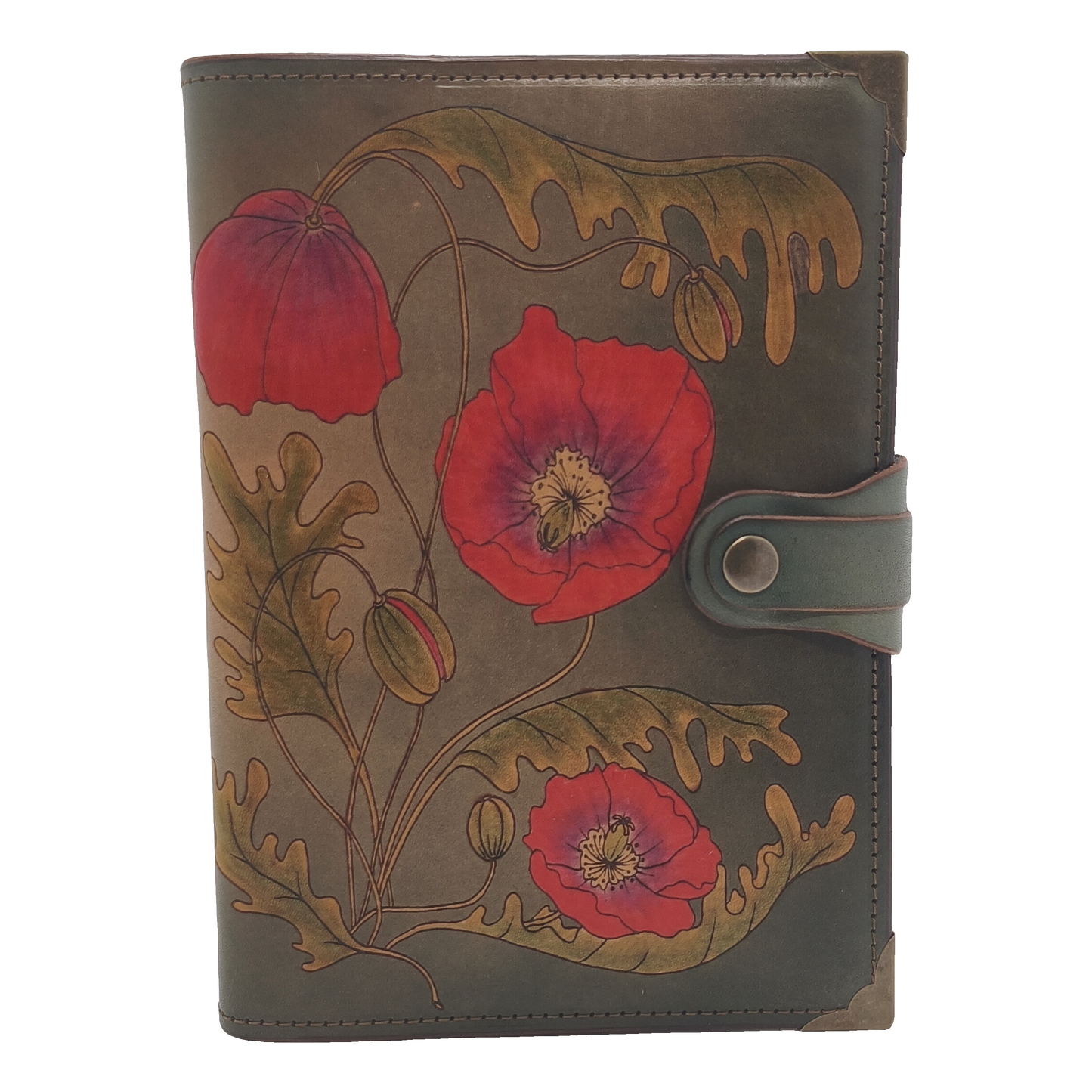 Poppy Journal Large Verdigris