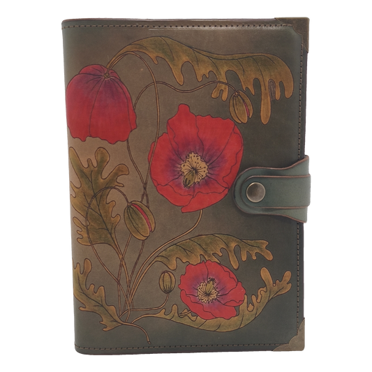 Poppy Journal Large Verdigris