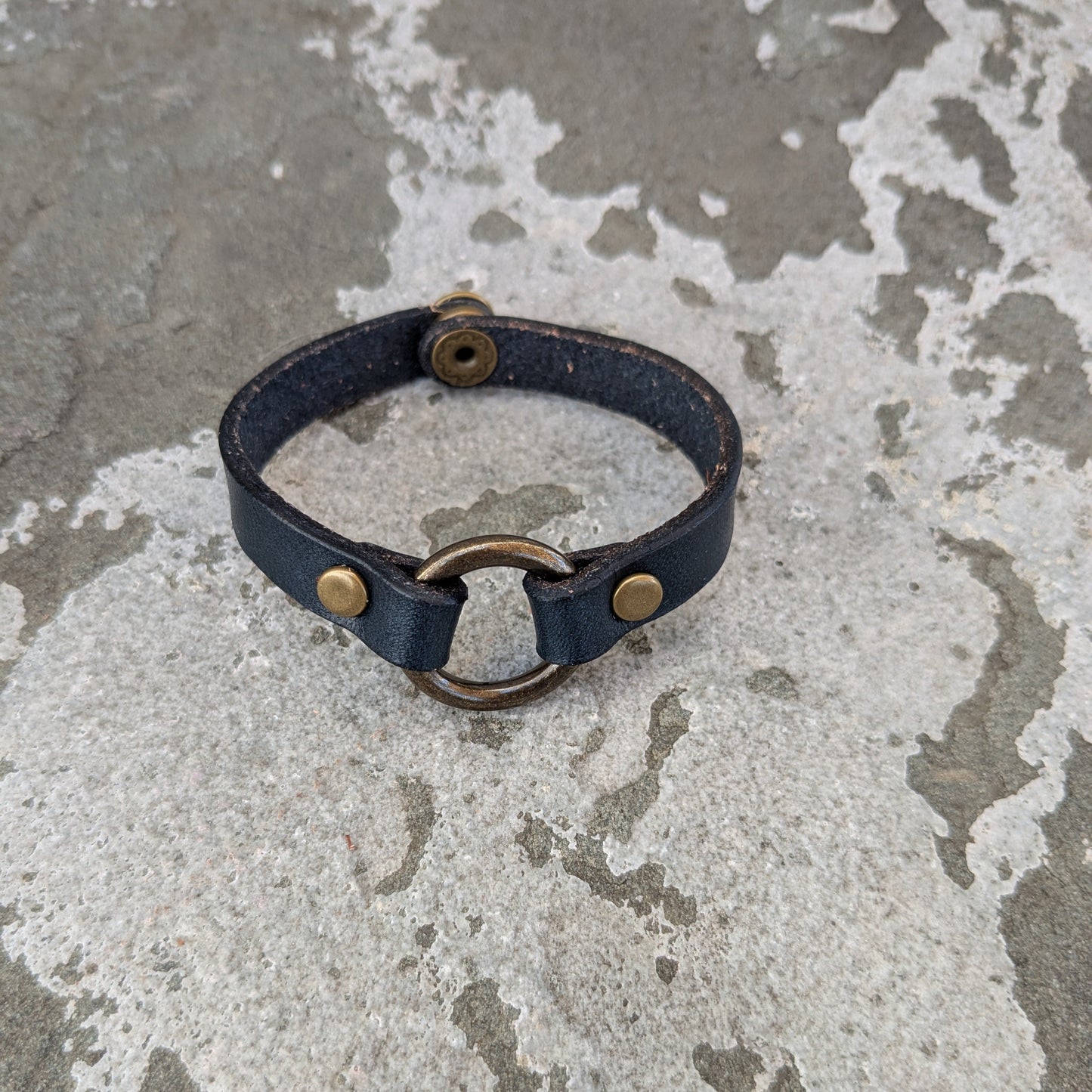 O-Ring Leather Bracelet