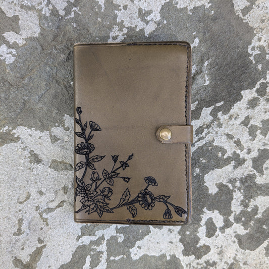 Daisies Journal in Light Olive - Small