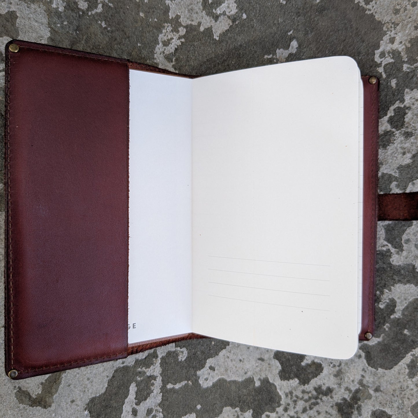 Girl Reading Journal in Burgundy - Small
