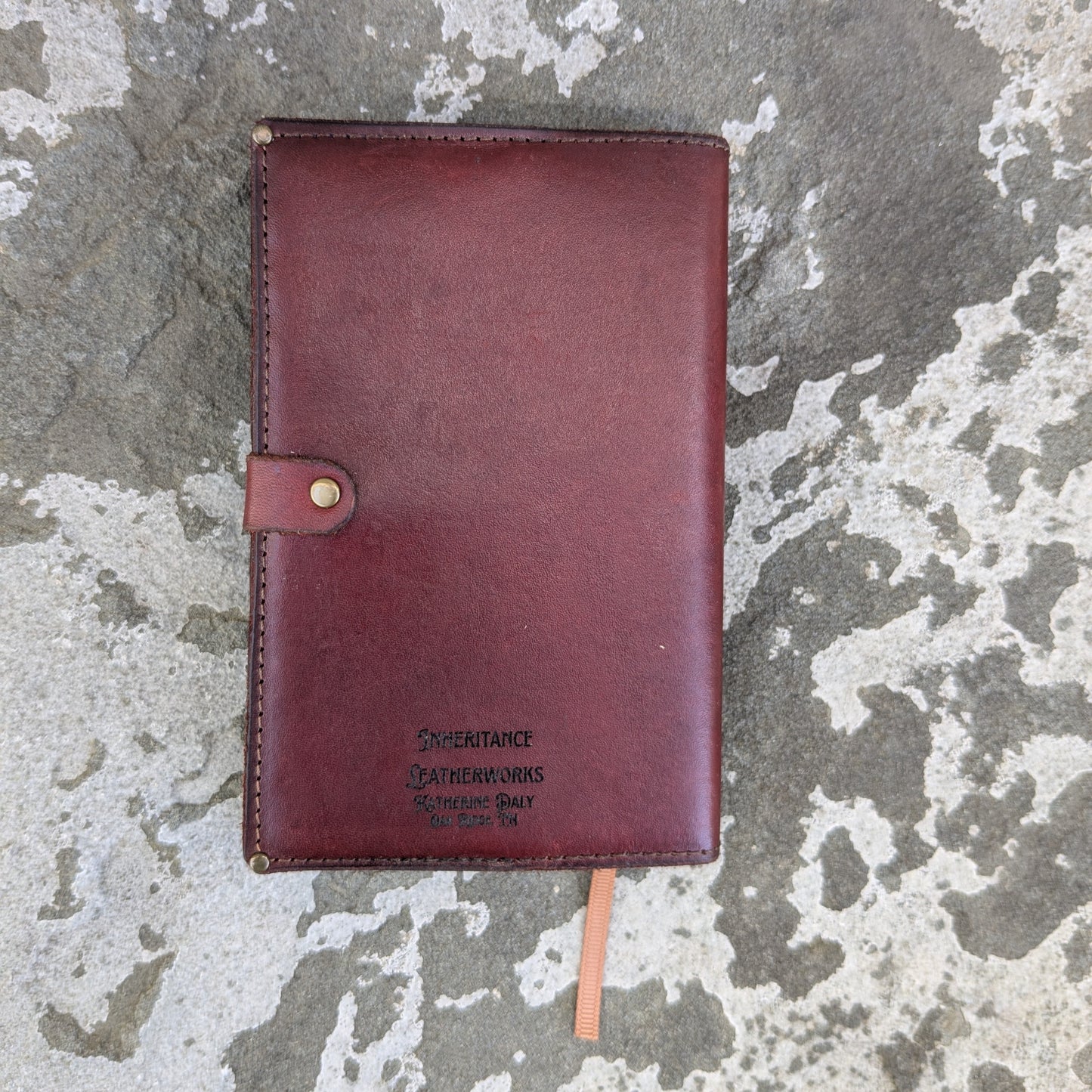 Girl Reading Journal in Burgundy - Small