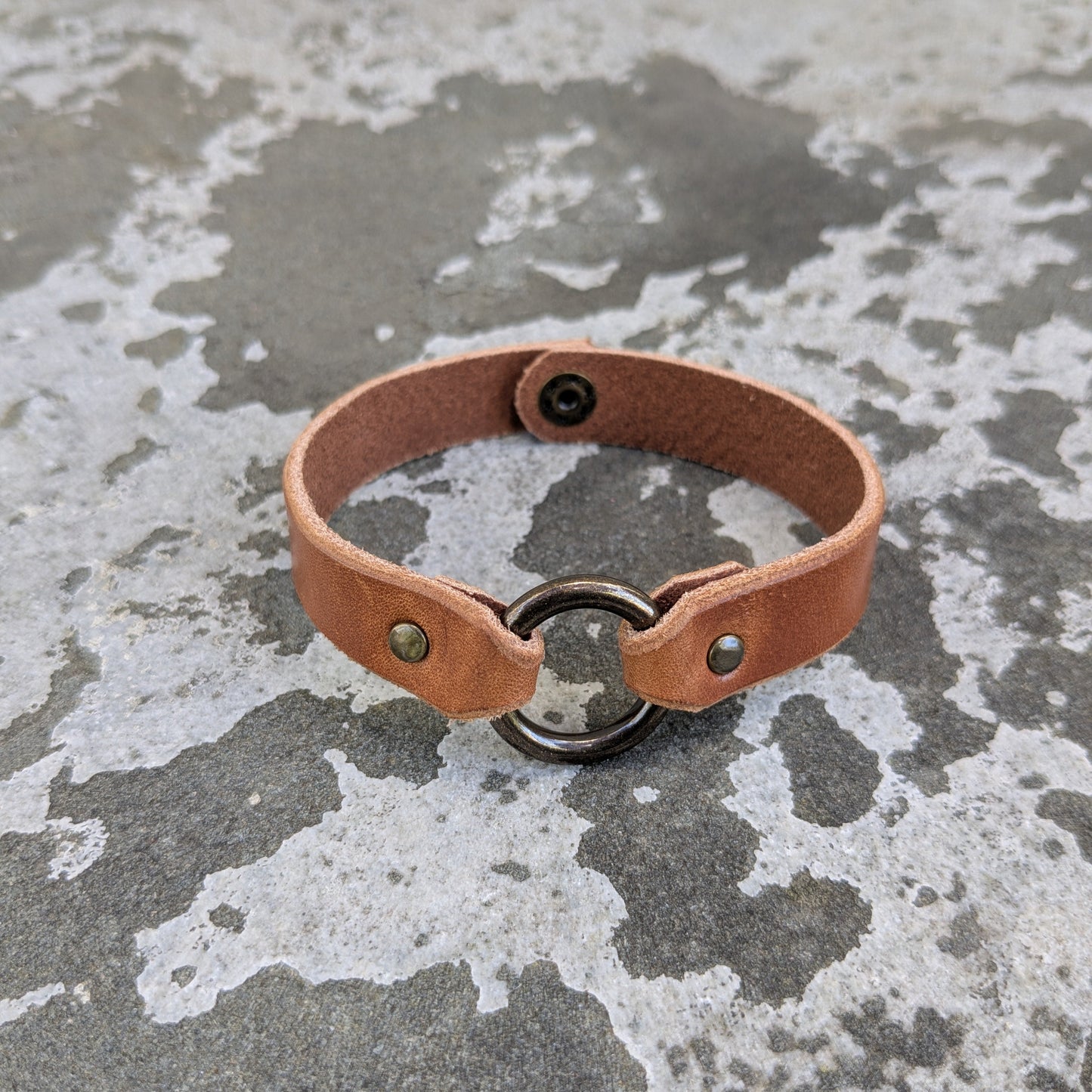 O-Ring Leather Bracelet
