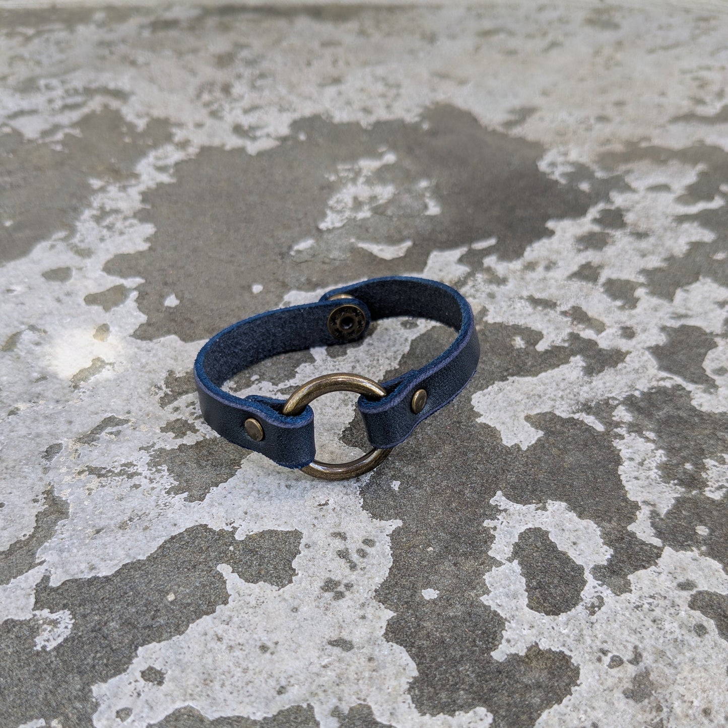 O-Ring Leather Bracelet