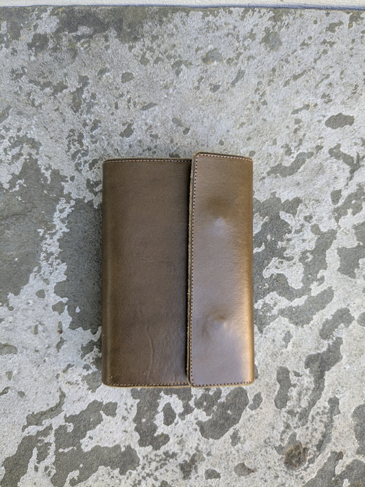 Olive Compact Bible Cover with ESV Bible
