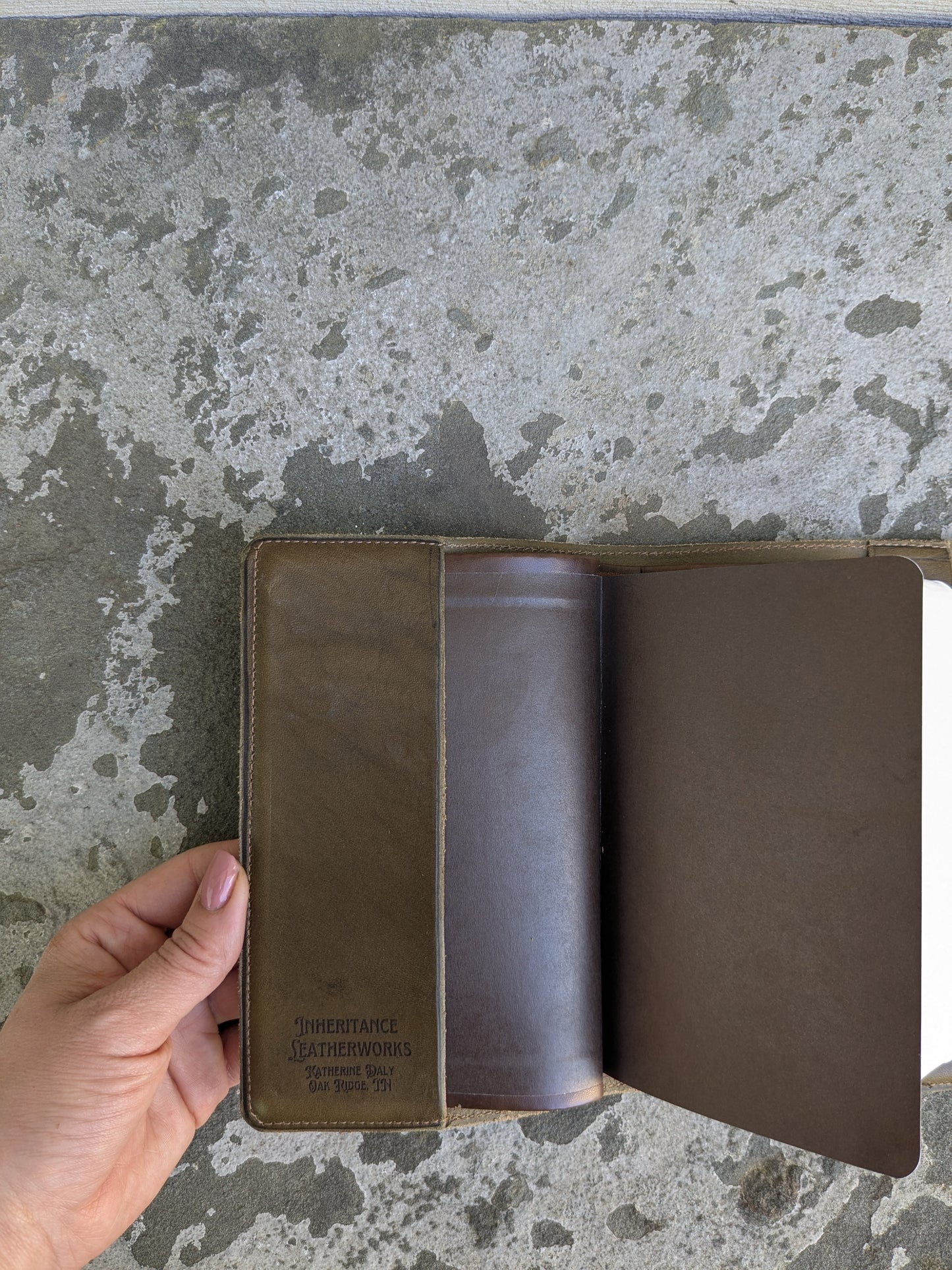 Olive Compact Bible Cover with ESV Bible