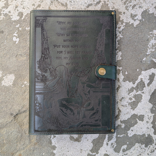 Melancholy Journal in Teal - Large