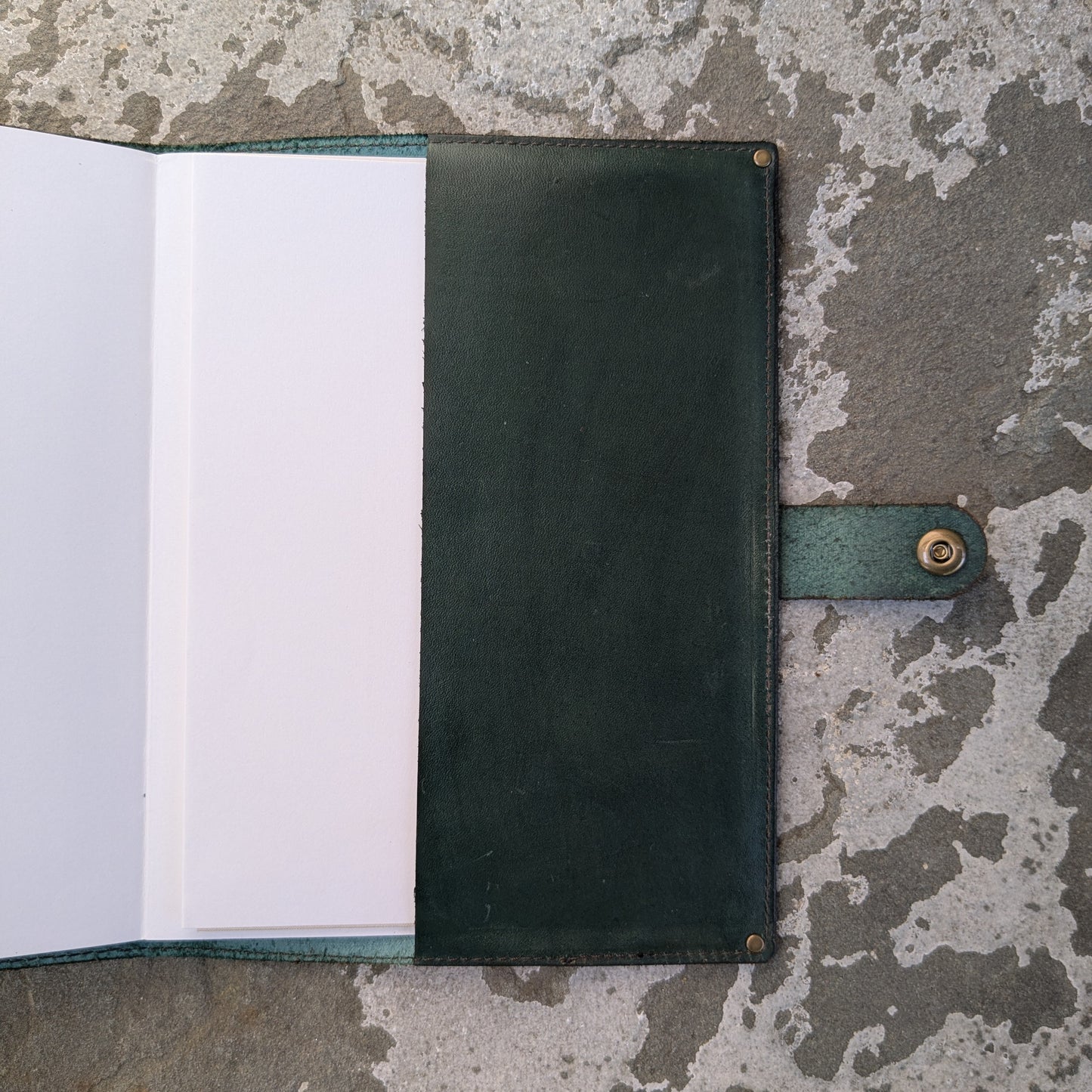 Melancholy Journal in Teal - Large