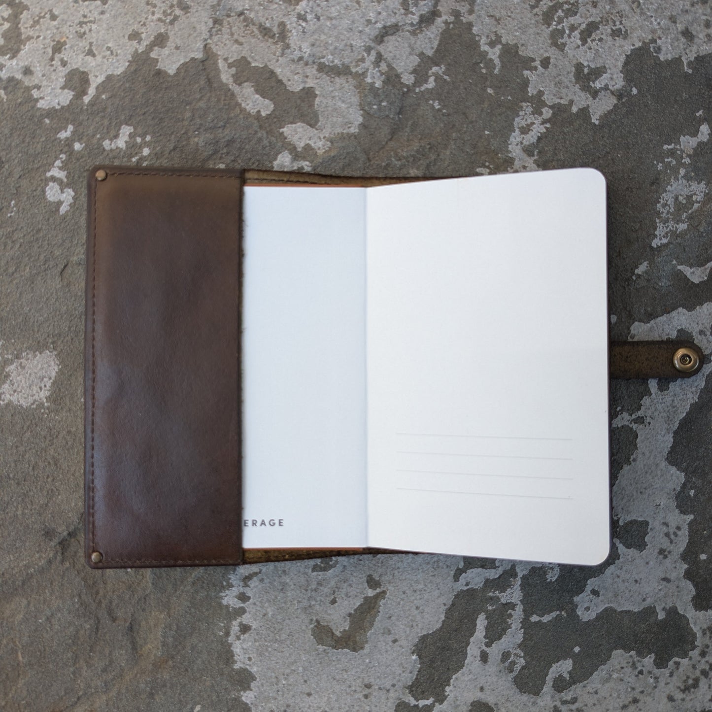 Pansies Journal in Deep Olive - Small