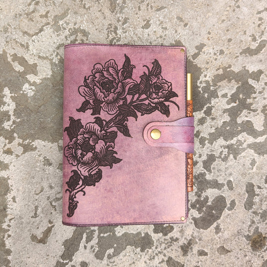 Purple Roses Large Journal