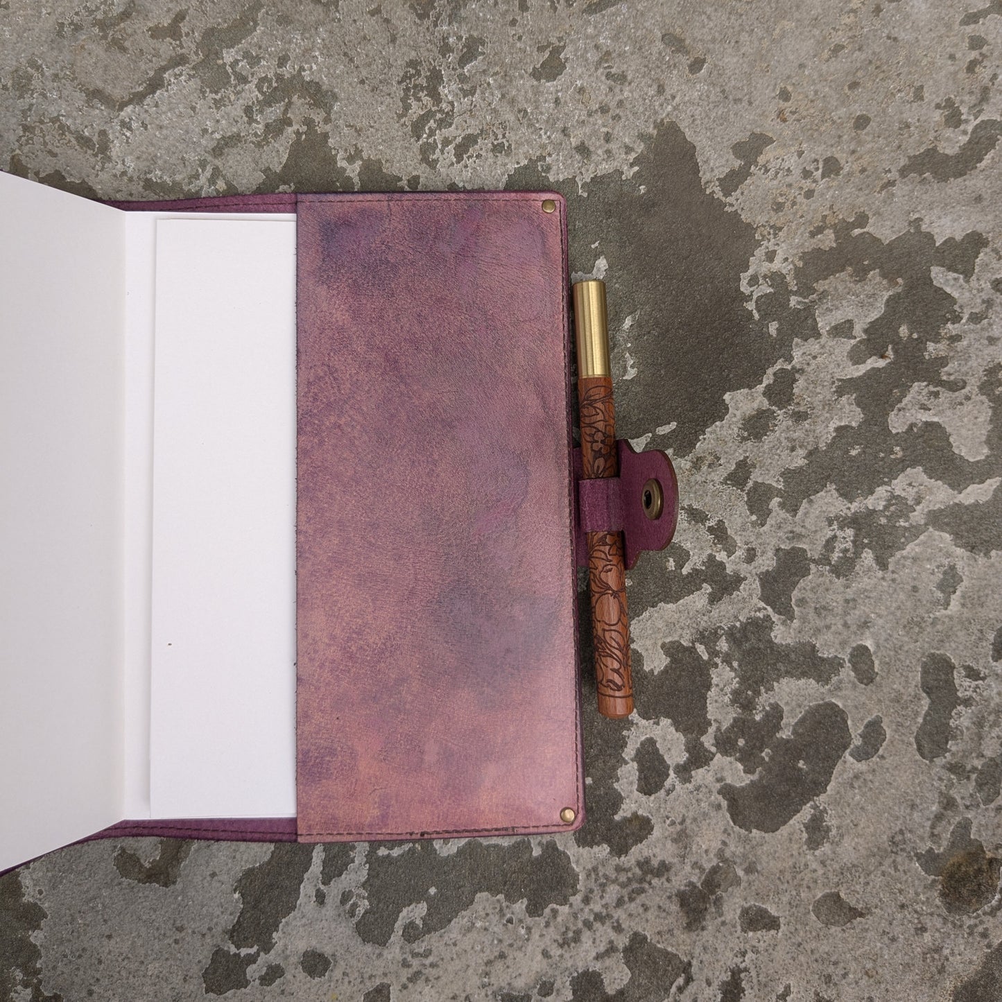 Purple Roses Large Journal