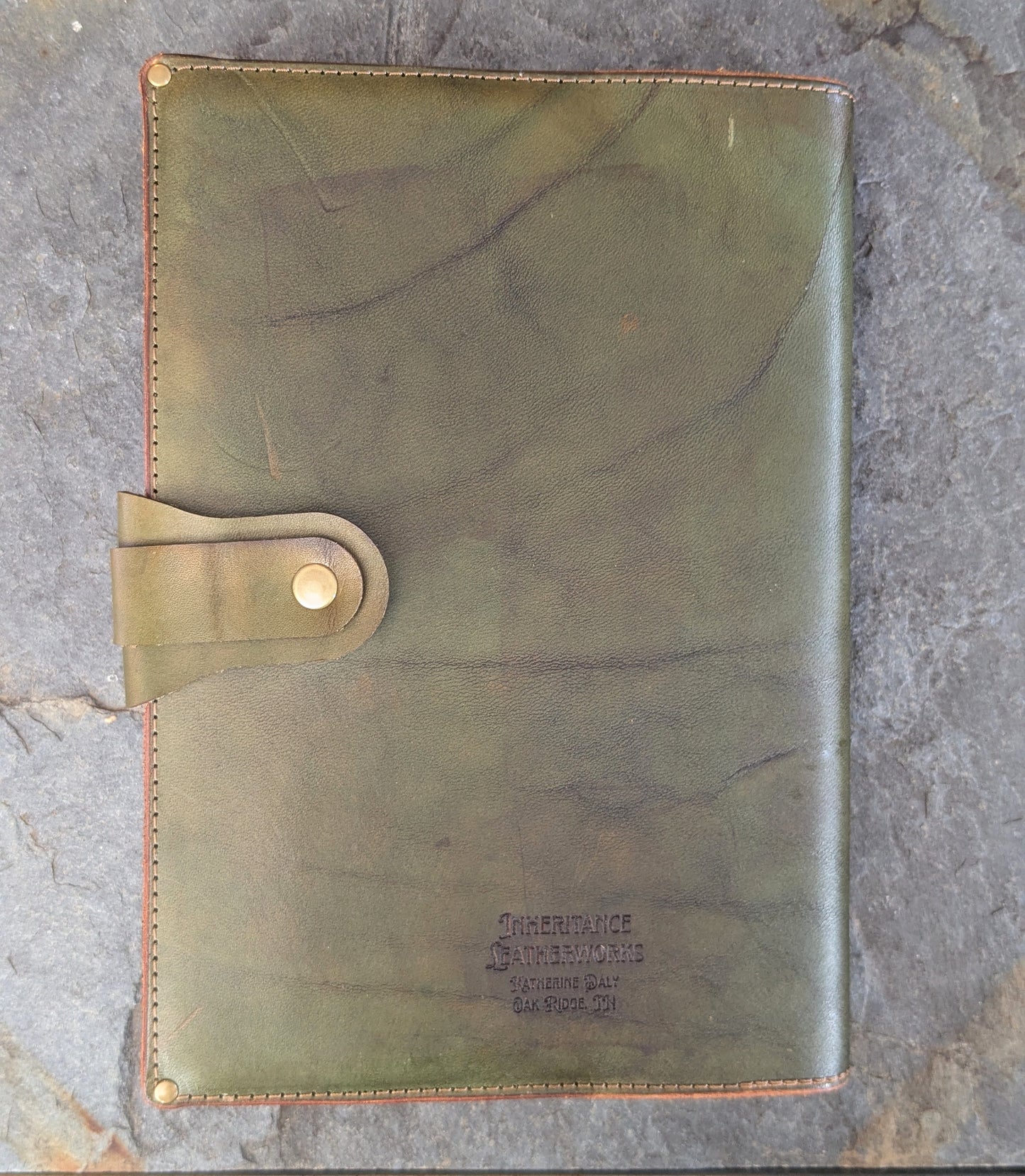 Deep Olive Large Journal