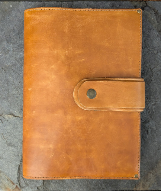 Vintage KJV Bible in Custom Leather Cover