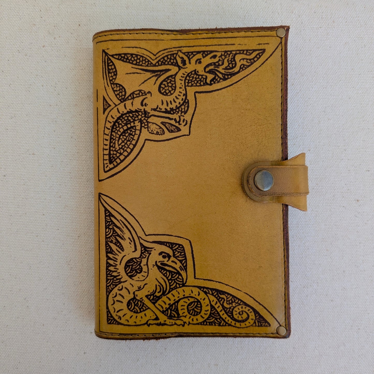 Dragon and Gryphon Green Small Journal