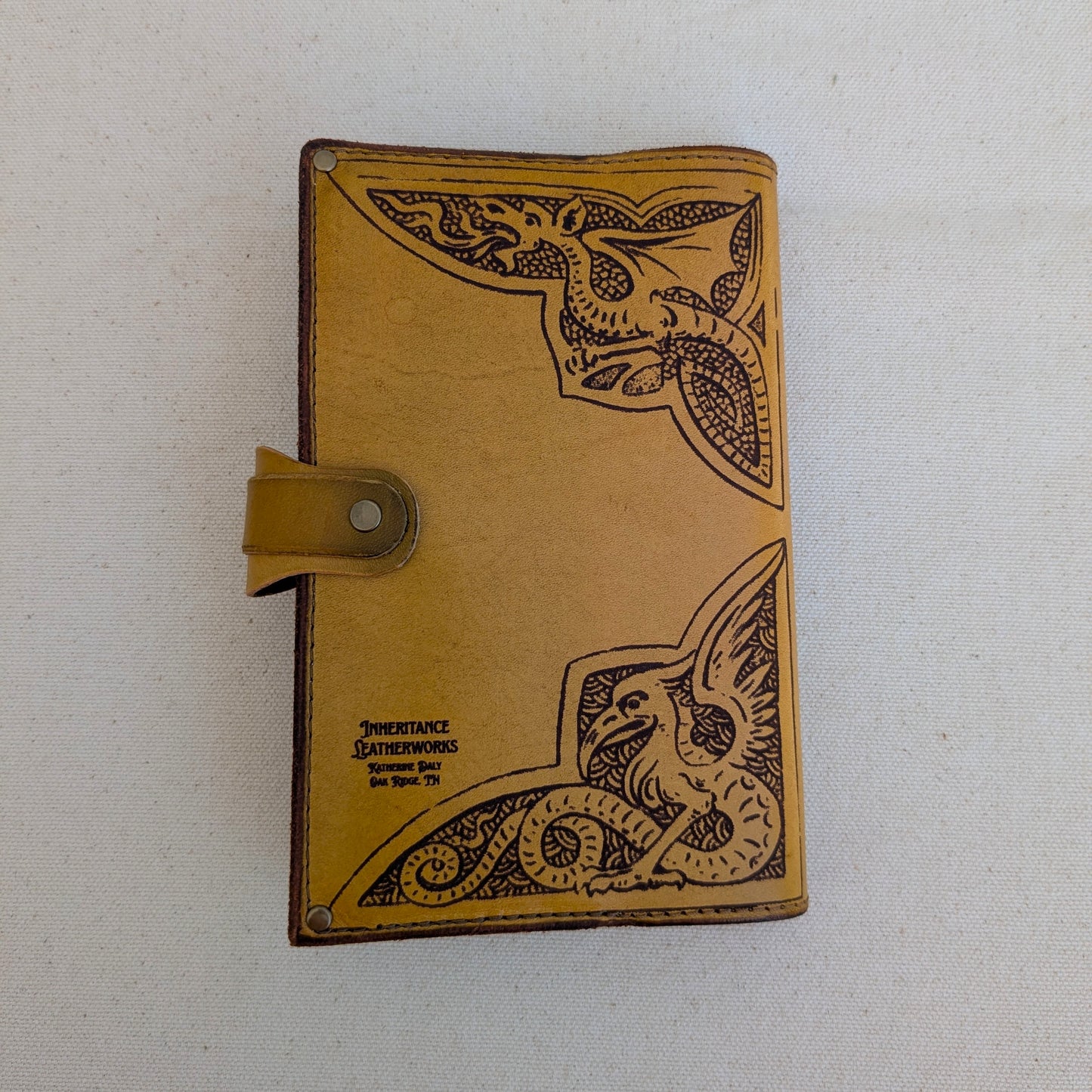 Dragon and Gryphon Green Small Journal